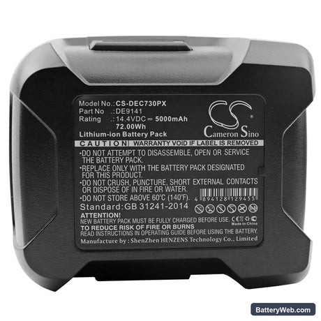 Wurth BS 14-A Combi Replacement Battery, 14.4V, 5000mAh, Li-ion 5