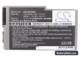 Dell Inspiron 500m Replacement Battery, 11.1V, 4400mAh, Li-ion 5