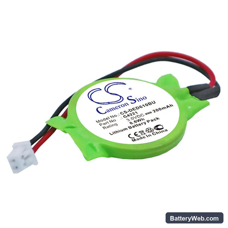 Panasonic ToughBook CF-71 PII Replacement Battery, 3V, 200mAh, Lithium 1