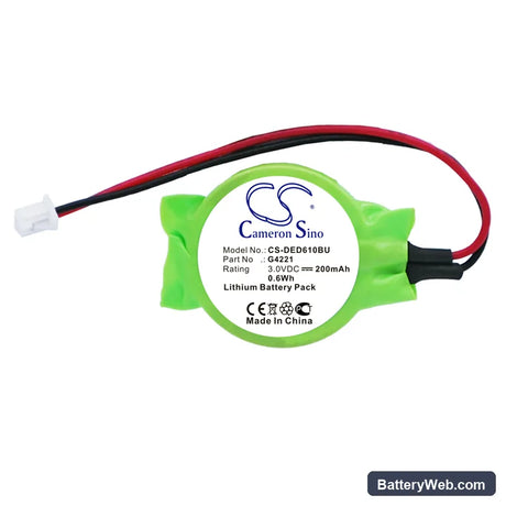 Panasonic ToughBook CF-71 PII Replacement Battery, 3V, 200mAh, Lithium 3