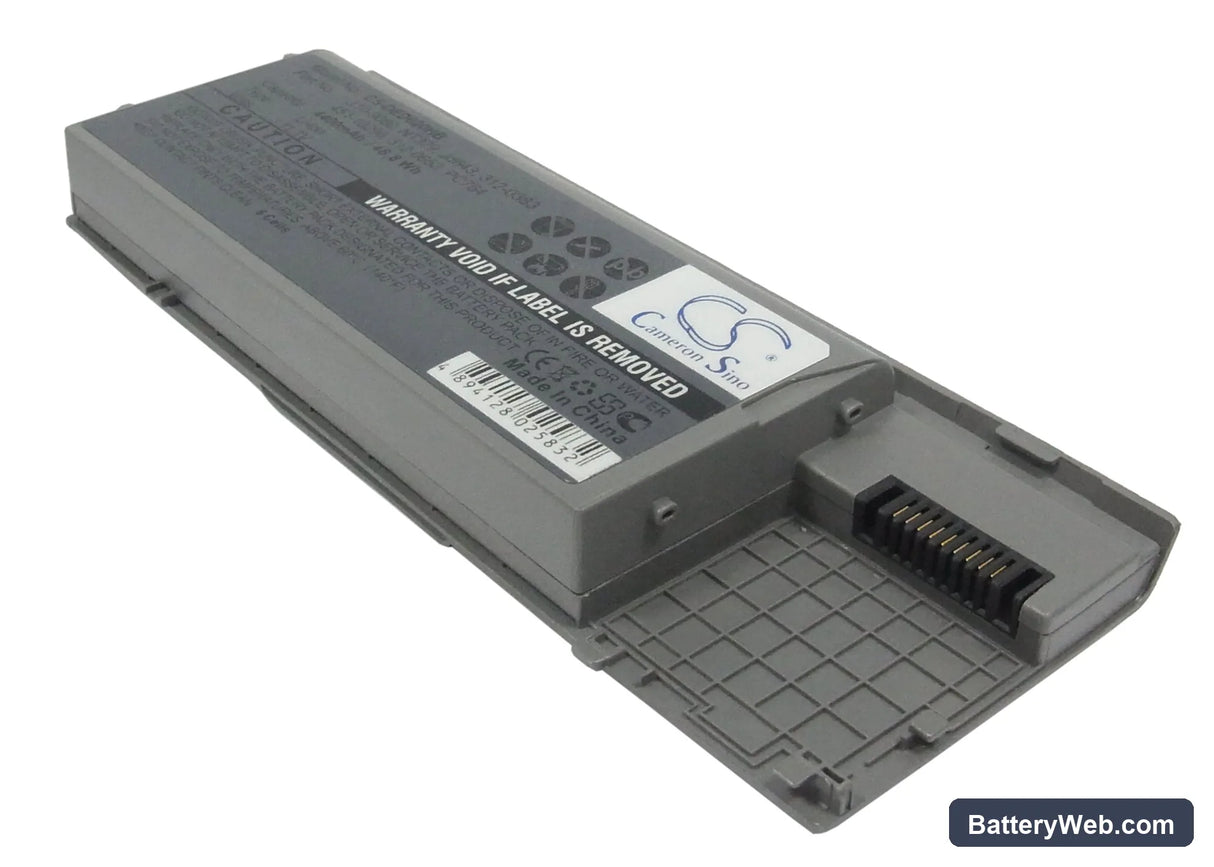 Dell Latitude D620 Replacement Battery, 11.1V, 4400mAh, Li-ion 1