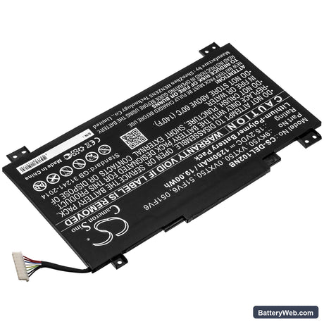 Dell Latitude 10 STE2 Replacement Battery, 15.2V, 1250mAh, Li-Polymer 2