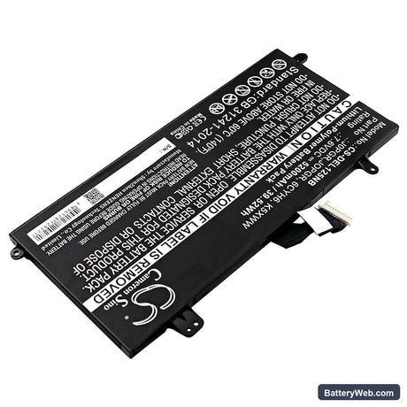 Dell N003L7390-C-D1606FTCN Replacement Battery, 7.6V, 5200mAh, Li-Polymer 2