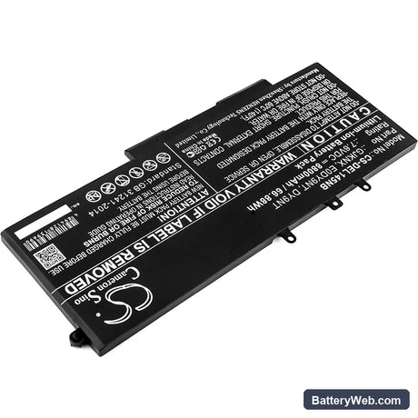 Dell Latitude 14 5491 Replacement Battery, 7.6V, 8800mAh, Li-ion 2