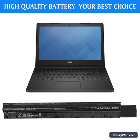 Dell Latitude 15 3570 Replacement Battery, 11.1V, 5200mAh, Li-ion 6