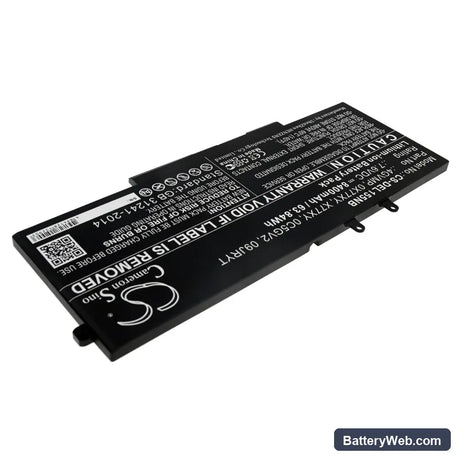 Dell Latitude 14 5400 Replacement Battery, 7.6V, 8400mAh, Li-ion 2