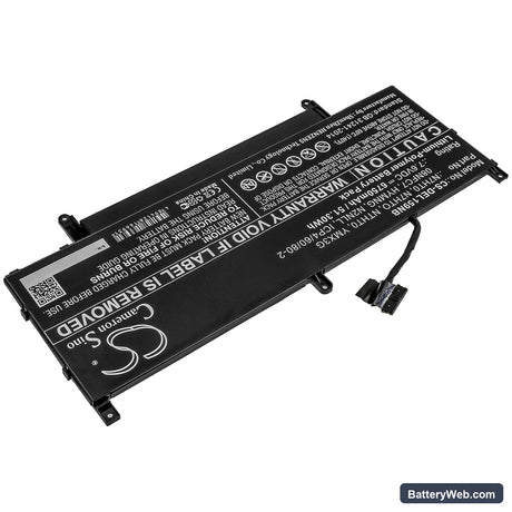 Dell Latitude 15 9510 WPK5N Replacement Battery, 7.6V, 6750mAh, Li-Polymer 2