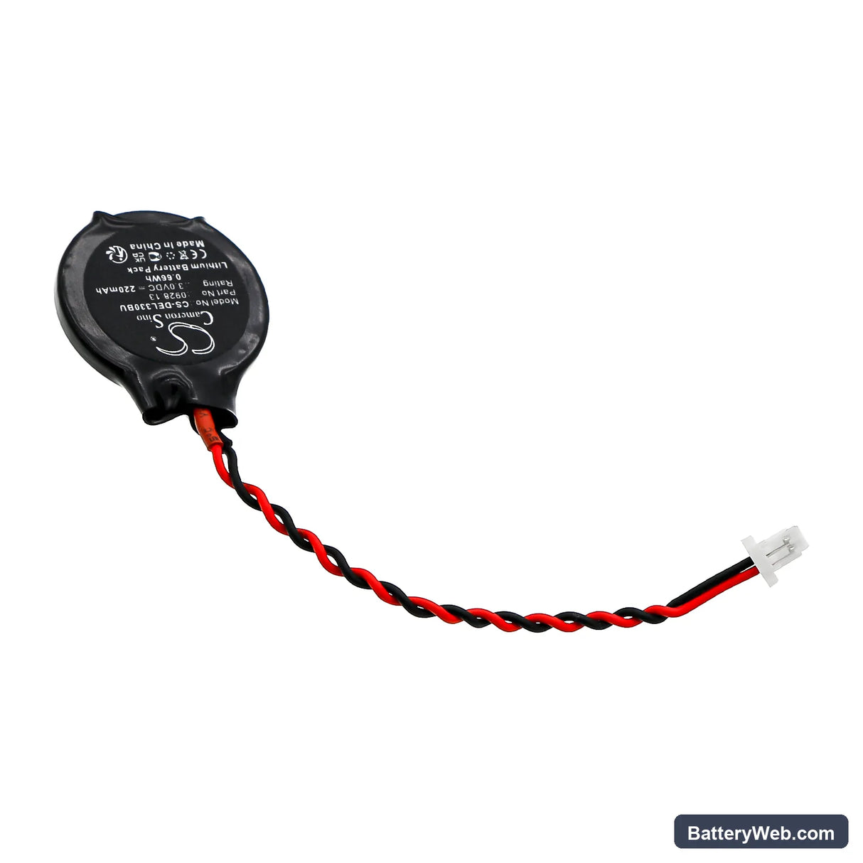 Dell Latitude 3330 Replacement Battery, 3V, 220mAh, Lithium 2