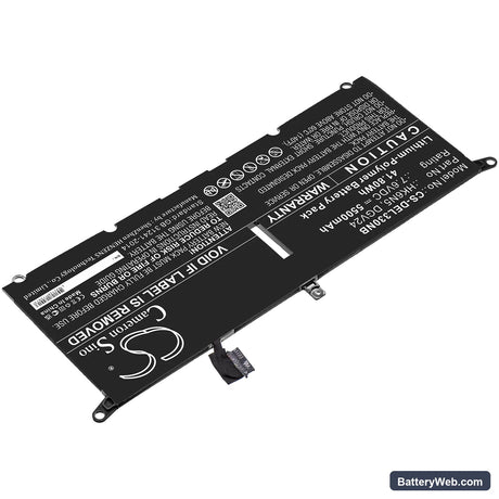 Dell Latitude 3301 Replacement Battery, 7.6V, 5500mAh, Li-Polymer 2