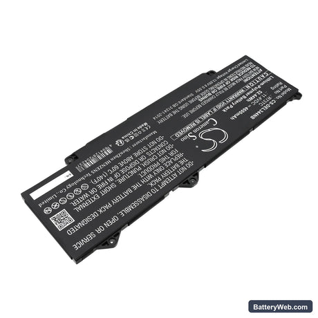 Dell Precision 3480 Replacement Battery, 11.4V, 4600mAh, Li-ion 2