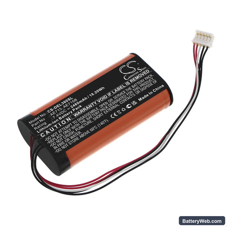 Dell Wireless 360 Speaker Replacement Battery, 7.4V, 2460mAh, Li-ion 1