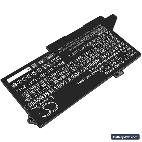 Dell Latitude 5420 Replacement Battery, 11.4V, 3350mAh, Li-Polymer 2