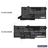 Dell Latitude 5420 Replacement Battery, 11.4V, 3350mAh, Li-Polymer 6