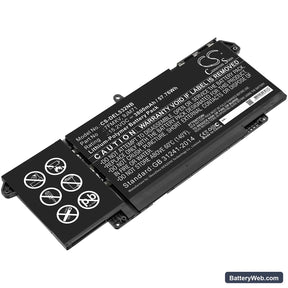 Dell Latitude 5320 Replacement Battery, 15.2V, 3800mAh, Li-Polymer 1