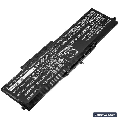 Dell Latitude 15 5501 Replacement Battery, 11.4V, 8400mAh, Li-ion 2
