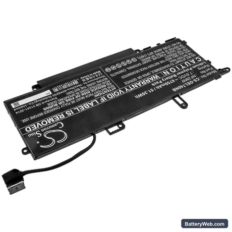Dell Latitude 7310 2-in-1 Replacement Battery, 7.6V, 6750mAh, Li-Polymer 2