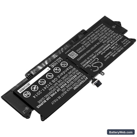 Dell Latitude 7410 Replacement Battery, 11.4V, 5500mAh, Li-Polymer 2