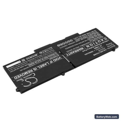 Dell Latitude 5330 Replacement Battery, 15.2V, 3800mAh, Li-Polymer 2