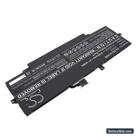 Dell Latitude 9330 Replacement Battery, 11.55V, 4100mAh, Li-Polymer 2