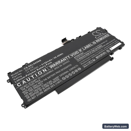 Dell Latitude 9440 2-in-1 Replacement Battery, 11.55V, 5150mAh, Li-Polymer 1