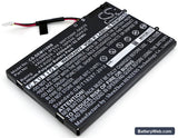 Dell Alienware M11x Replacement Battery, 14.8V, 4250mAh, Li-Polymer 1