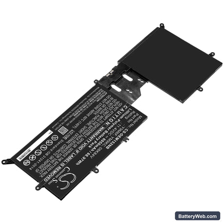 Dell Alienware M15 R2 Replacement Battery, 11.4V, 6050mAh, Li-Polymer 2