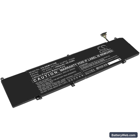 Dell G5 5590-D2785W Replacement Battery, 11.4V, 7800mAh, Li-Polymer 1