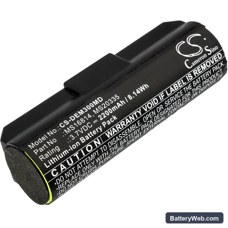 Drager Infinity M300 Replacement Battery, 3.7V, 2200mAh, Li-ion 1