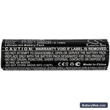 Drager Infinity M300 Replacement Battery, 3.7V, 2200mAh, Li-ion 3