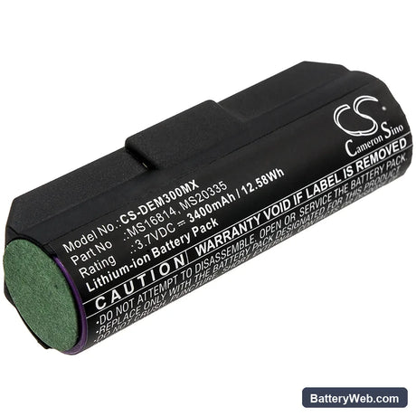 Drager Infinity M300 Replacement Battery, 3.7V, 3400mAh, Li-ion 1