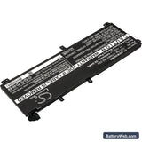 Dell Precision M3800 Replacement Battery, 11.1V, 5400mAh, Li-Polymer 2