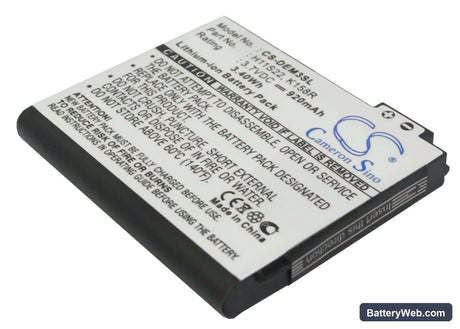 Dell Mini 3 Replacement Battery, 3.7V, 920mAh, Li-ion 1