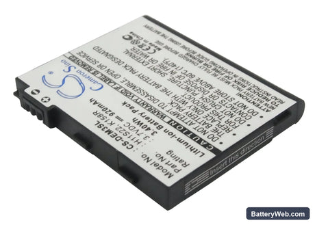 Dell Mini 3 Replacement Battery, 3.7V, 920mAh, Li-ion 2