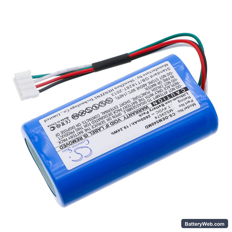 Drager Infinity M540 Replacement Battery, 7.4V, 2600mAh, Li-ion 2