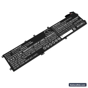 Dell XPS 15 9560 Replacement Battery, 11.4V, 8000mAh, Li-Polymer 1