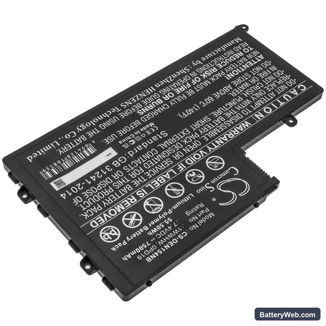 Dell INS15-5565-D1945A Replacement Battery, 7.4V, 7500mAh, Li-Polymer 2