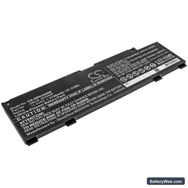 Dell Ins 14-5490-D1605L Replacement Battery, 11.4V, 4150mAh, Li-Polymer 1