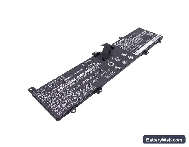 Dell Inspiron 11 3000 Replacement Battery, 7.6V, 4000mAh, Li-ion 1