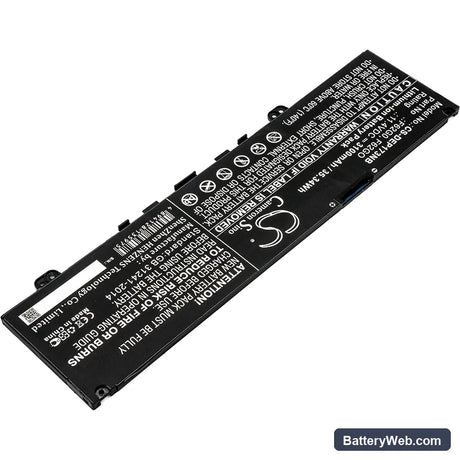 Dell Inspiron 7373 Replacement Battery, 11.4V, 3100mAh, Li-ion 2