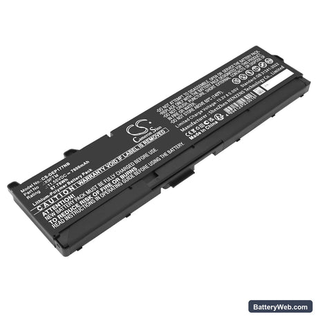Dell Precision 17 7770 Replacement Battery, 11.55V, 7600mAh, Li-Polymer 1