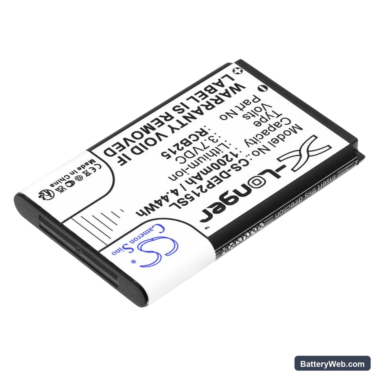 Skylink Classic Replacement Battery, 3.7V, 1200mAh, Li-ion 2