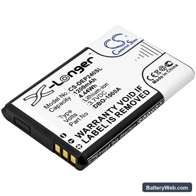 Doro 6821 Replacement Battery, 3.7V, 1200mAh, Li-ion 1