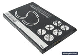 Doro PhoneEasy 326 Replacement Battery, 3.7V, 1050mAh, Li-ion 3