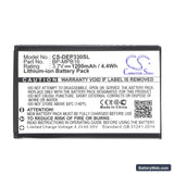 AGM M9 Replacement Battery, 3.7V, 1200mAh, Li-ion 4