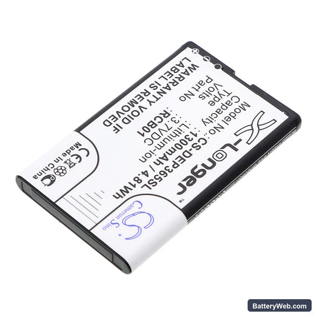 Doro Primo 365 Replacement Battery, 3.7V, 1300mAh, Li-ion 2