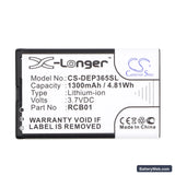 Doro Primo 365 Replacement Battery, 3.7V, 1300mAh, Li-ion 5