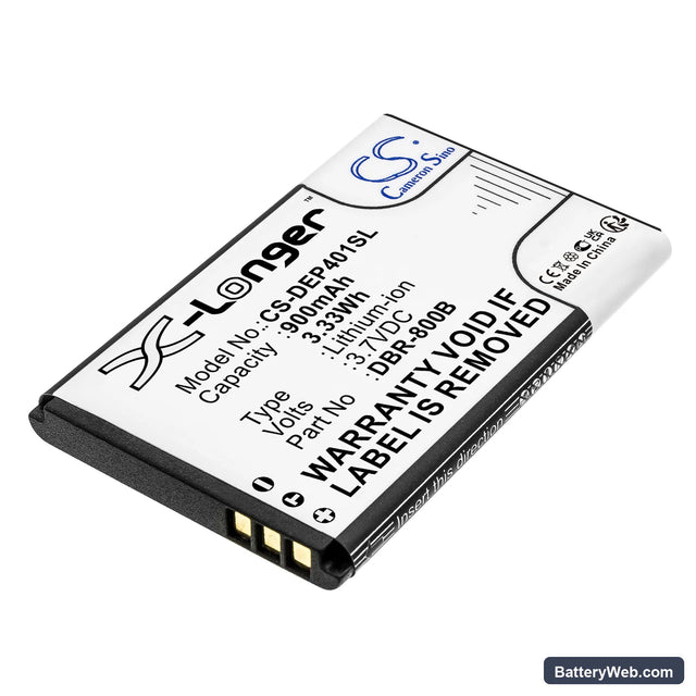 PEAQ PMP300 Replacement Battery, 3.7V, 900mAh, Li-ion 1