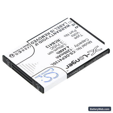 Doro Primo 406 Replacement Battery, 3.7V, 1200mAh, Li-ion 2