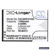 Doro Primo 406 Replacement Battery, 3.7V, 1200mAh, Li-ion 3