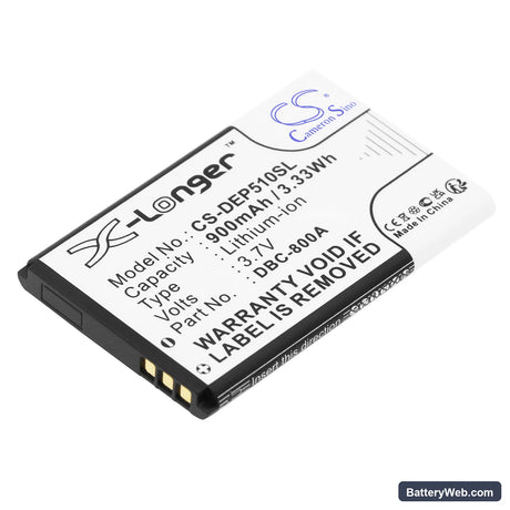 Qilive RF901 Replacement Battery, 3.7V, 900mAh, Li-ion 1